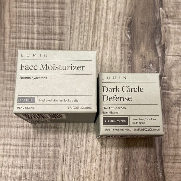 Lumin Facial Moisturizer & Dark Circle Concealer NEW - Picture 2 of 3